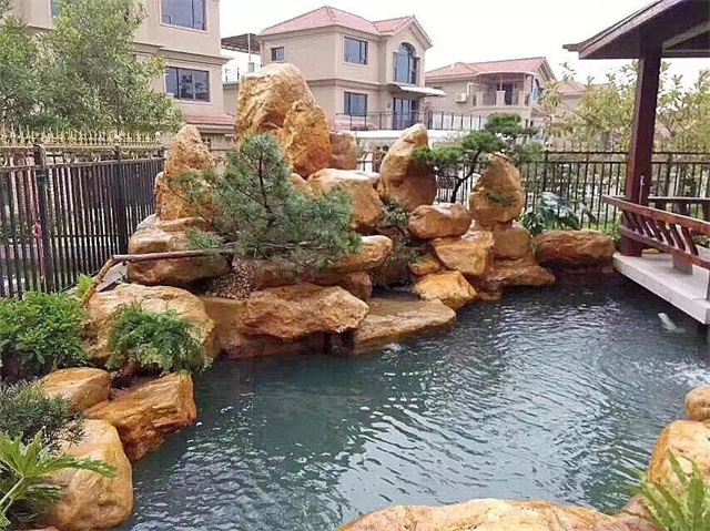 金乡室内水景设计鱼池
