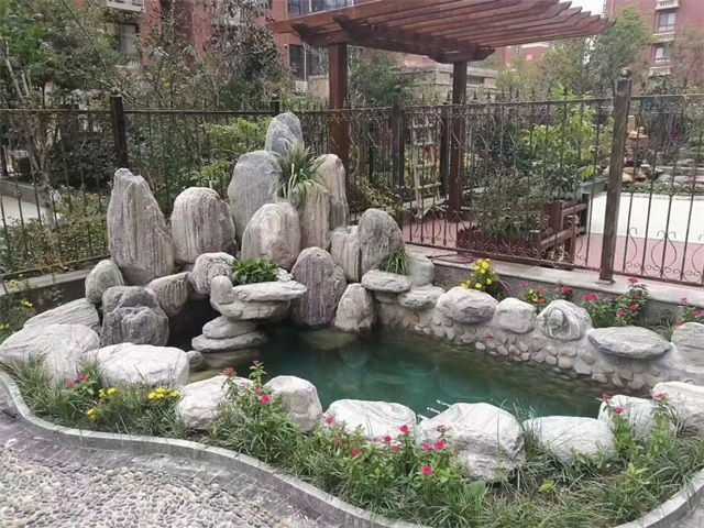 金乡家庭庭院水景设计