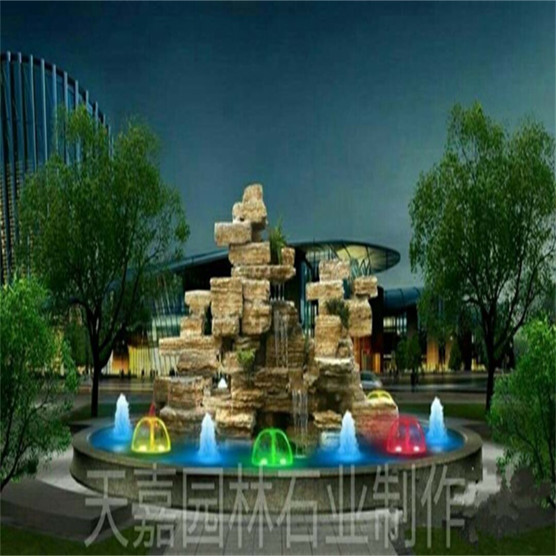 金乡水幕墙喷泉设计